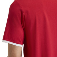 T-shirt décontracté adidas Entrada 26 rouge et blanc