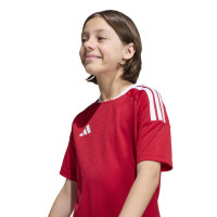 Maillot de football adidas Tiro 26 Competition pour Enfants, rouge et blanc