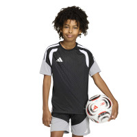 Chemise d'entraînement adidas Tiro 26 Competition pour Enfants, noir et gris