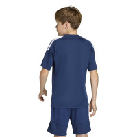 Kit de football adidas Tiro 26 League pour Enfants, bleu foncé et blanc