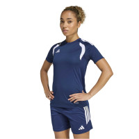 adidas Tiro 26 League Voetbalshirt Dames Donkerblauw Wit