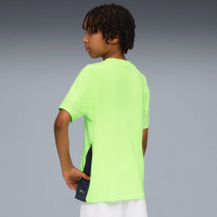 PUMA Manchester City Ensemble Training 2025-2026 Enfants Vert Clair Bleu Foncé