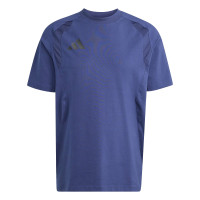 adidas Tiro Travel Trainingsshirt Donkerblauw Zwart