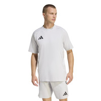 Chemise d'entraînement adidas Tiro Travel gris noir