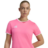 adidas Entrada 26 Voetbalshirt Dames Lichtroze Wit