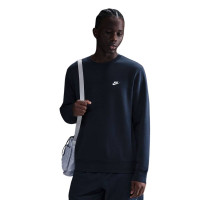 Nike Club Crew Sweater Donkerblauw Wit