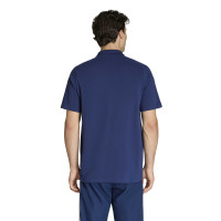 Polo adidas Tiro 26 League bleu foncé blanc
