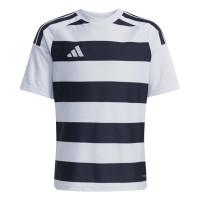 Maillot de football adidas Hooped 26 pour Enfants, gris et noir