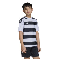 Maillot de football adidas Hooped 26 pour Enfants, gris et noir