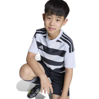 Maillot de football adidas Hooped 26 pour Enfants, gris et noir