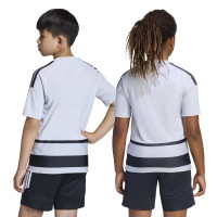 Maillot de football adidas Hooped 26 pour Enfants, gris et noir