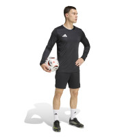 adidas Entrada 26 Voetbalshirt Lange Mouwen Zwart Wit