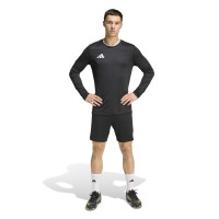 adidas Entrada 26 Voetbalshirt Lange Mouwen Zwart Wit