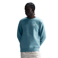 Pull Nike Club Crew blanc turquoise