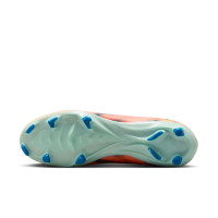 Nike Zoom Mercurial Superfly 10 Mbappé Academy Gras / Kunstgras Voetbalschoenen (MG) Lichtoranje Turquoise