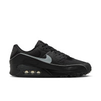 Nike Air Max 90 Premium Baskets Noir Gris Réfléchissant