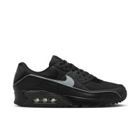 Nike Air Max 90 Premium Baskets Noir Gris Réfléchissant