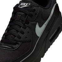 Nike Air Max 90 Premium Baskets Noir Gris Réfléchissant