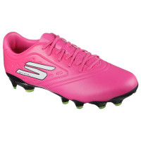 Skechers Razor 1.5 Academy Gazon Naturel Chaussures de Foot (FG) Rose Noir