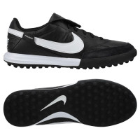 Nike Premier III Turf Voetbalschoenen (TF) Zwart Wit Zwart