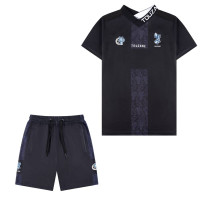 Touzani Taisho Kawarimono Trainingsset Kids Zwart Blauw Wit