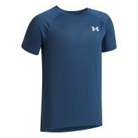 Under Armour Tech 2.0 Trainingsshirt Kids Donkerblauw Wit
