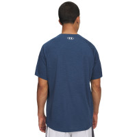 Under Armour Tech Textured Woven Trainingsset Donkerblauw Wit