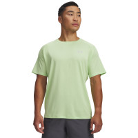 Under Armour Tech Textured Woven Trainingsset Lichtgroen Zilver Grijs
