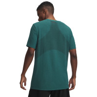 Under Armour Vanish Seamless Trainingsshirt Turquoise Zwart