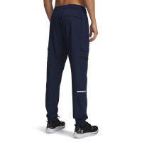Survêtement tissé utilitaire Under Armour Tech, entièrement zippé, bleu foncé, noir