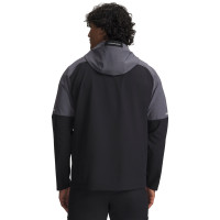 Under Armour Tech Utility Woven Jack Zwart Donkergrijs Zwart Rood