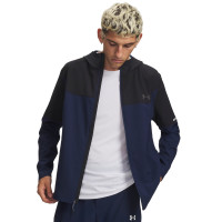 Veste tissée Under Armour Tech Utility bleu foncé noir