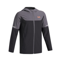 Under Armour Tech Utility Woven Jack Kids Zwart Donkergrijs Rood