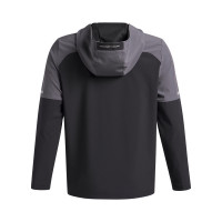 Under Armour Tech Utility Woven Jack Kids Zwart Donkergrijs Rood