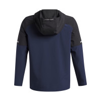 Under Armour Tech Utility Woven Trainingspak Full-Zip Kids Donkerblauw Zwart Zilver