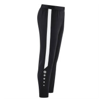 Pantalon d'entraînement en polyester JAKO Power pour enfants, noir et blanc