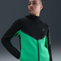 Gilet de sport Nike Tech Fleece noir vert