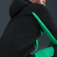 Gilet de sport Nike Tech Fleece noir vert