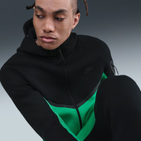 Nike Tech Fleece Sportswear Trainingspak Zwart Groen