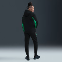 Nike Tech Fleece Sportswear Trainingspak Zwart Groen