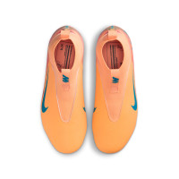 Nike Zoom Mercurial Superfly 10 Mbappé Academy Gras / Kunstgras Voetbalschoenen (MG) Kids Lichtoranje Turquoise