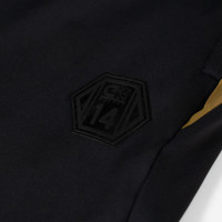 Cruyff Mellite Trainingspak 1/4-Zip Zwart Goud