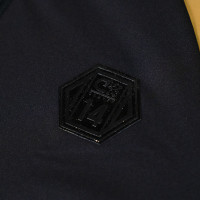Cruyff Mellite Trainingspak 1/4-Zip Kids Zwart Goud