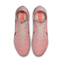 Nike Zoom Mercurial Superfly 10 Elite Gras Voetbalschoenen (FG) Roze Blauw Turquoise