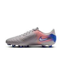 Nike Tiempo Legend 10 Academy Gras / Kunstgras Voetbalschoenen (MG) Grijs Blauw Roze