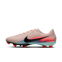Nike Zoom Mercurial Vapor 16 Academy Gazon Naturel Artificiel Chaussures de Foot (MG) Rose Bleu Turquoise