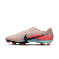 Nike Zoom Mercurial Vapor 16 Academy Gazon Naturel Artificiel Chaussures de Foot (MG) Rose Bleu Turquoise