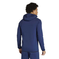 adidas Tiro Travel Joggingpak Full-Zip Donkerblauw