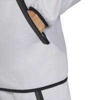 Combinaison de jogging à fermeture éclair intégrale adidas Tiro Travel, gris