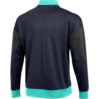 Nike Dri-FIT Academy Pro 24 Trainingsjack Full-Zip Donkerblauw Zwart Turquoise
